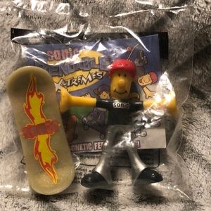 Sonic Bendable Extreme Wacky Pack kids meal toy new in package. 2006